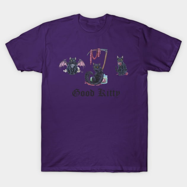 Good Kitty Trio T-Shirt by ardenellennixon